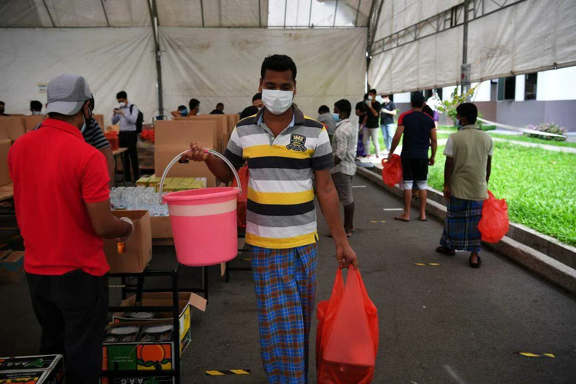 Spending by HPB, SLA and MOM during the Covid-19 pandemic included S$700 million in 607 new contracts by the MOM, to tackle issues such as Covid-19 outbreaks in migrant worker dorms.