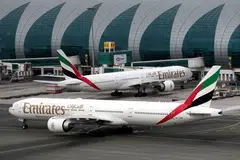 Emirates, which only operates international services, reported a 91 per cent jump in revenue to US$16.1 billion for the year ended Mar 31 as passenger numbers tripled to 19.6 million.