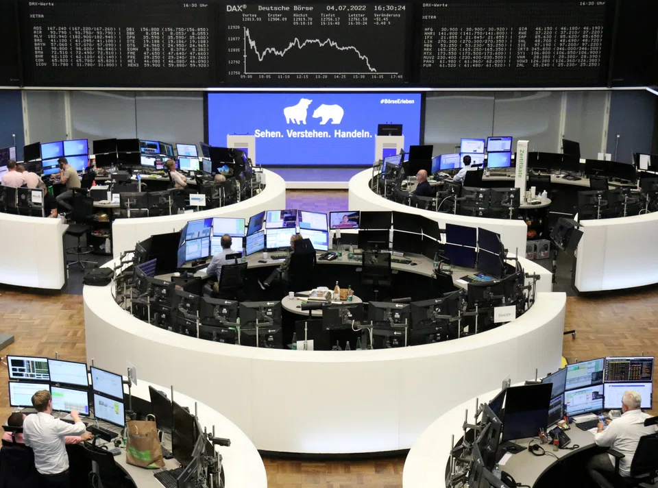 The pan-European STOXX 600 index fell 0.5 per cent by 0713 GMT, after ending higher in a volatile session on Tuesday.
