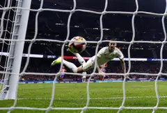 Real Madrid's Joselu has scored in his last two games against Atletico Madrid, and he will be hoping to continue that hot streak this weekend.