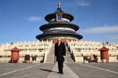 Australia’s Prime Minister Anthony Albanese visits the Temple of Heaven in Beijing, China, Nov 6, 2023. Albanese will hold talks in China with President Xi Jinping in the first visit to the Asian nation by a sitting Australian prime minister since 2016.  