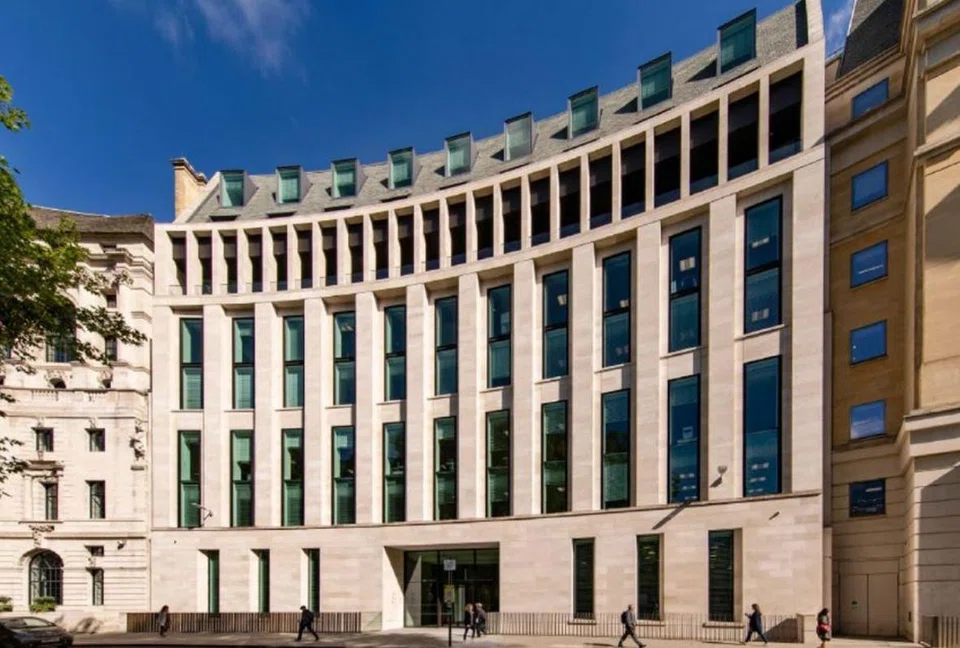 Stamford Land's Grade A commercial office at 8 Finsbury Circus in London.