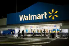 Walmart plunged 11.4 per cent after reporting a 25 per cent drop in quarterly profits to US$2.1 billion. 