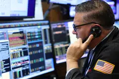 The Dow Jones Industrial Average fell 80.29 points, or 0.23 per cent, at the open to 34,222.32.