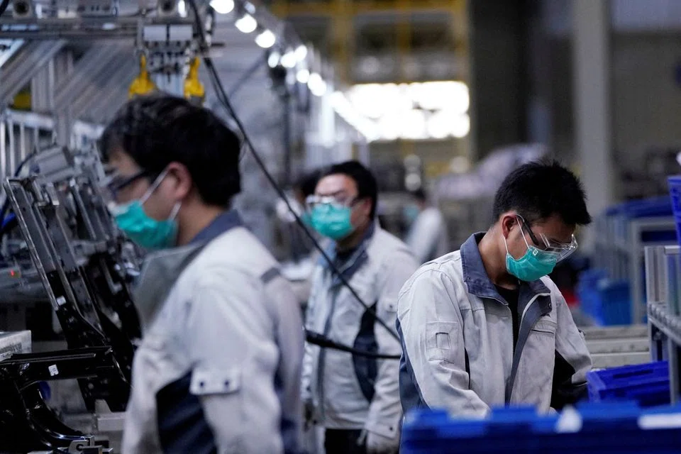 China's factory activity likely contracted at a slower pace in May, a Reuters poll showed, as some virus curbs were lifted in key manufacturing hubs. 
