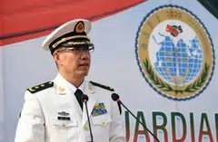 Dong Jun (top) was most recently the People’s Liberation Army Navy chief. He replaces Li Shangfu, who took up the defence minister job in March but had not been seen in public since Aug 25.