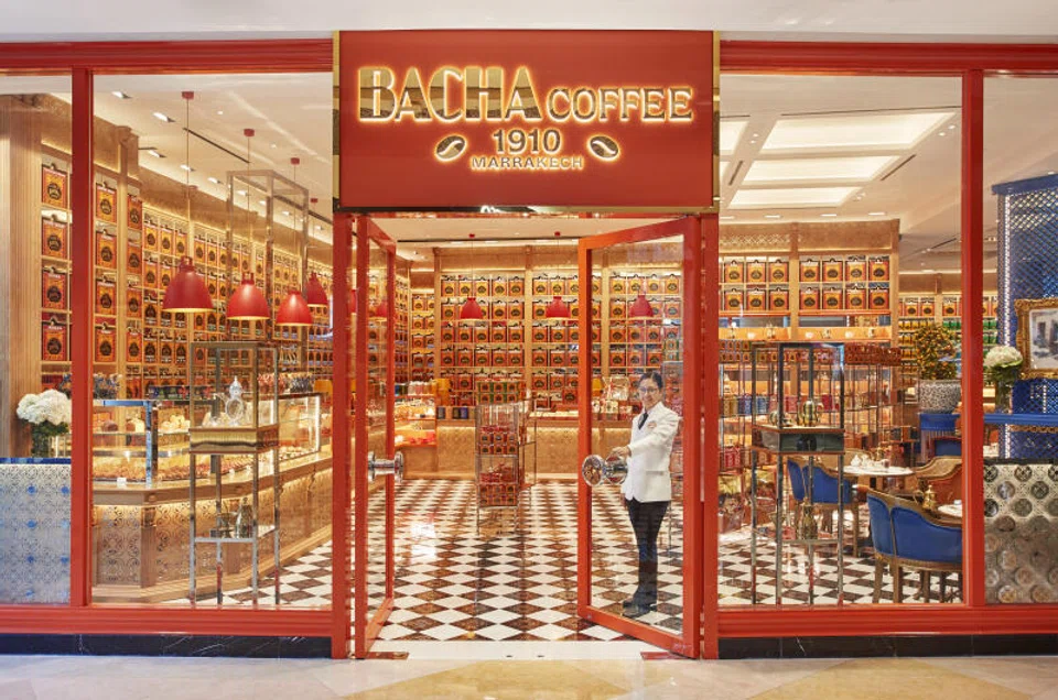 Bacha Coffee thrives in post-pandemic Singapore thanks to the grandeur of its stores and its positioning in posh locations like Ion.