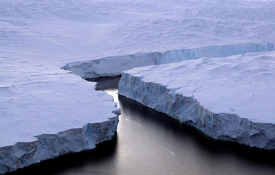 Thinning and calving have reduced the mass of Antarctica's ice shelves by 12 trillion tons since 1997, double the previous estimate.