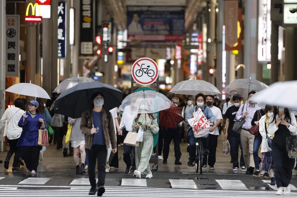 Japan's jobless rate fell to 2.6 per cent in April from 2.8 per cent in the previous month.