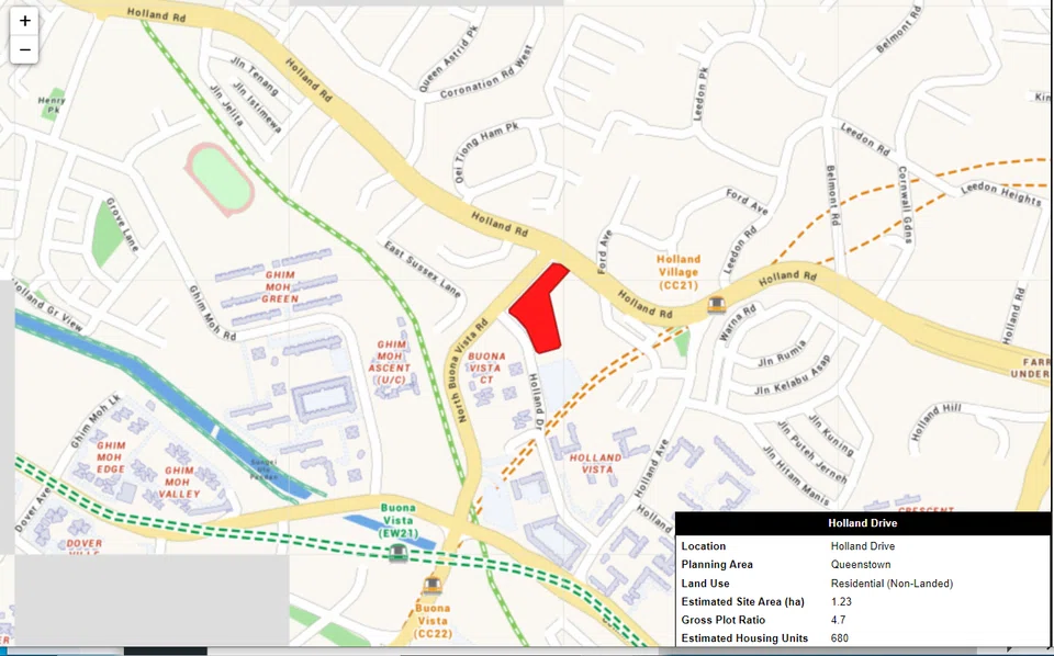 An estimated 680 residential units can be built at the Holland Drive site.