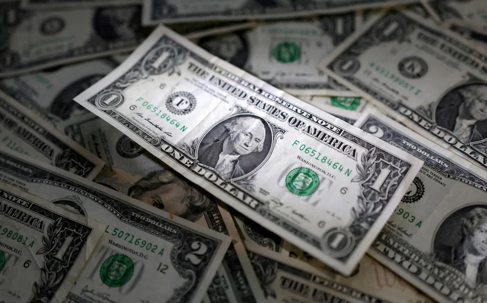 The US dollar index is on pace for a weekly gain of about 0.3 per cent, its 10th straight week of gains, its longest winning streak in nearly a decade.