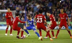 Liverpool (in red) defeated Leicester 3-0 in the English Premier League on May 16. The two teams will play each other again in Singapore on Jul 30 at the National Stadium.