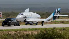 Virgin Galactic hasn’t been into space since July 2021, when the company famously flew its billionaire founder and five other company employees to the edge of space using its passenger rocket plane, the VSS Unity (above). 