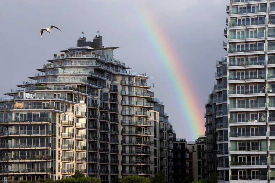 London is the region with the biggest annual decrease, with prices in the capital falling 6 per cent.