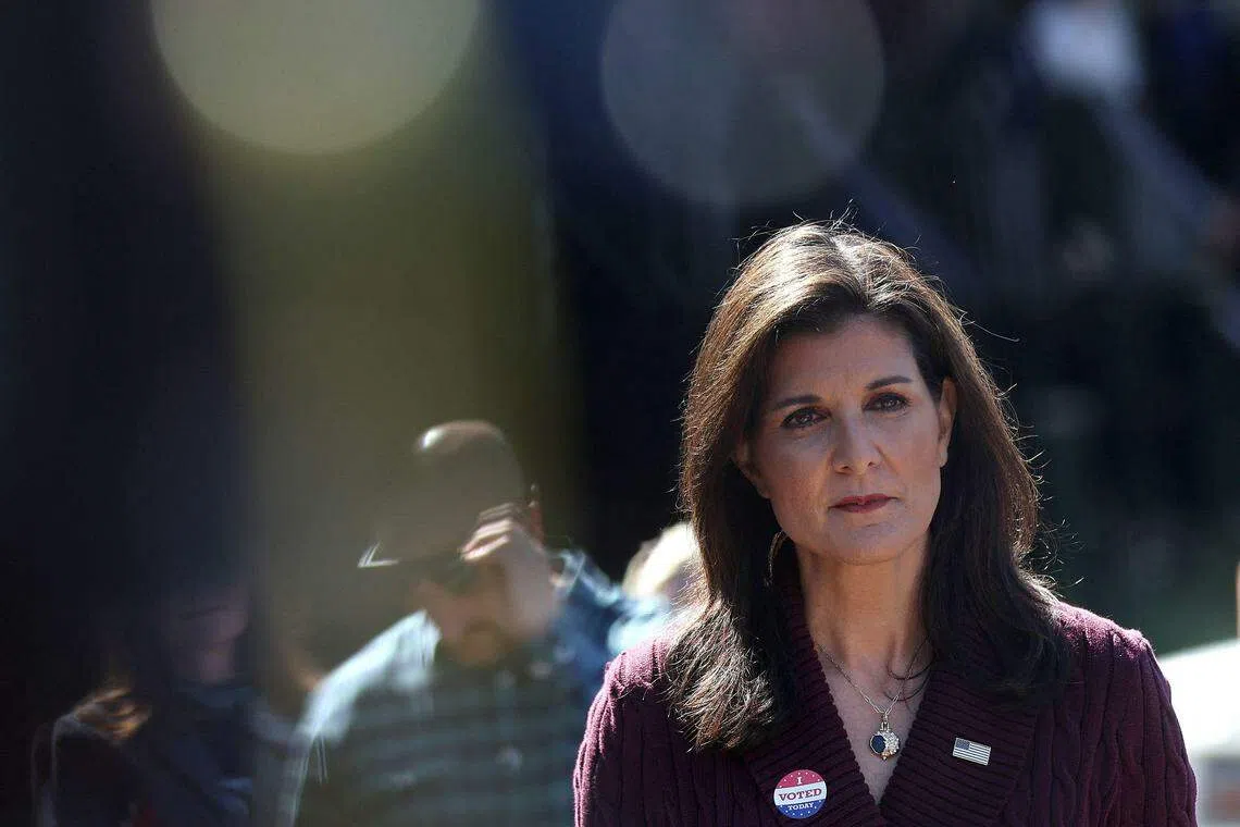 Nikki Haley says she is not giving up and would continue her presidential campaign despite losing on home ground.