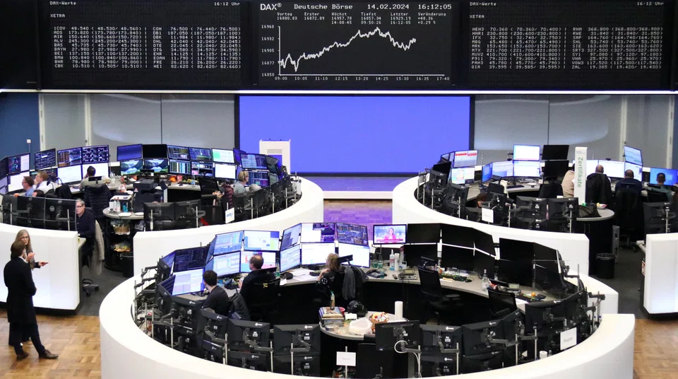 The pan-European Stoxx 60 records its fifth straight week of gains.