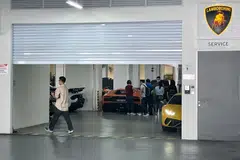 The Lamborghini service centre on the eighth floor of Leng Kee Autopoint, which is owned by Wealth Assets, an 80 per cent-owned subsidiary of Lian Beng. JTC is investigating the building's landlord for potential leasing breaches. 