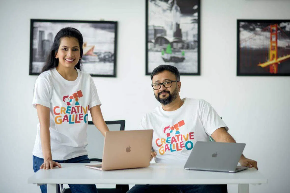 Founded in 2020 by Prerna A Jhunjhunwala (left) and Nikhil Naik, Creative Galileo targets children aged 3 to 10 years by delivering educational content revolving around characters.
