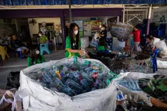 Thailand generates about 2 million metric tons of plastic waste annually, of which only about a quarter is recycled, according to the government. 