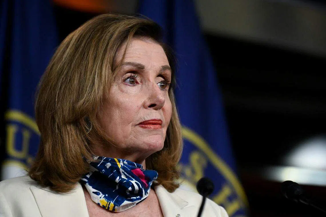 Pelosi urges US airlines to stop layoffs, backs aid