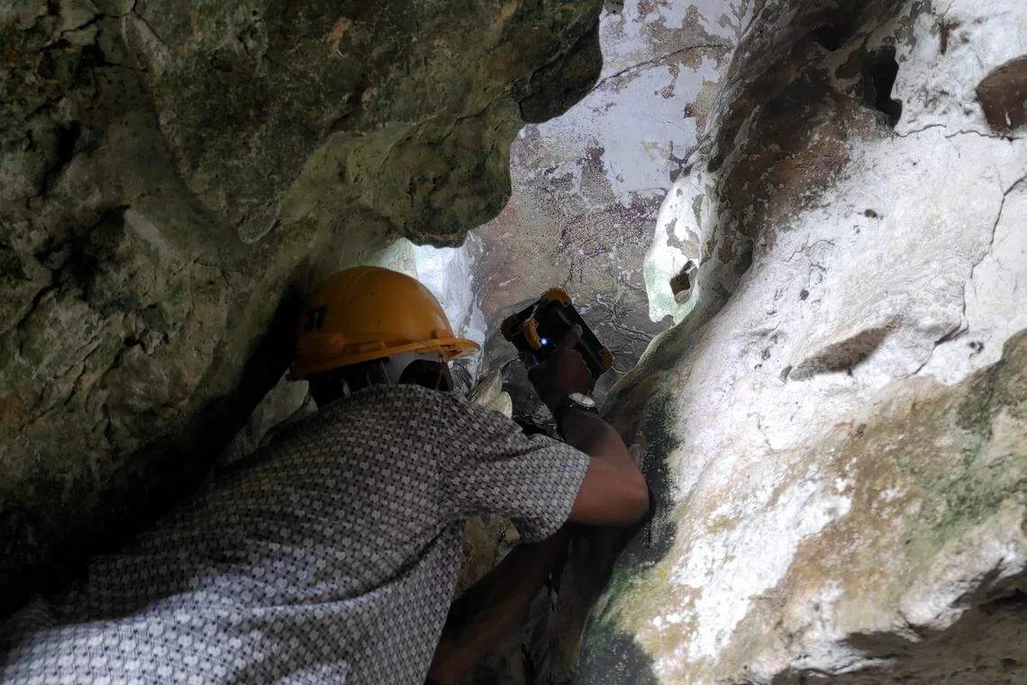 Caves in South Sulawesi are home to paintings that are believed to be about 44,000 years old and the earliest known pictorial record of story-telling. 