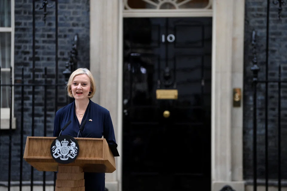 Speaking outside the door of her Number 10 Downing Street office, British PM Liz Truss says she has accepted that she could not deliver the promises she made when she was running for Conservative leader, having lost the faith of her party.