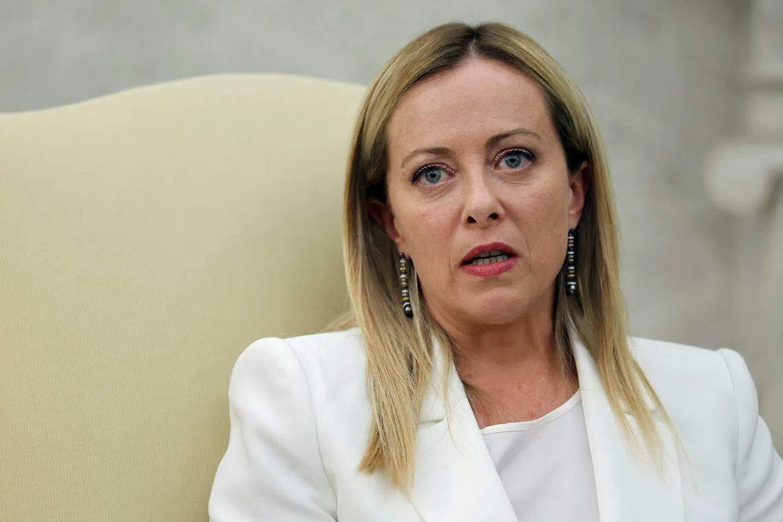 The gloomy data contrasts with the expectations of Prime Minister Giorgia Meloni's government, which in April set a growth target of 1 per cent for 2023 and estimated a moderate increase in GDP between April and June.