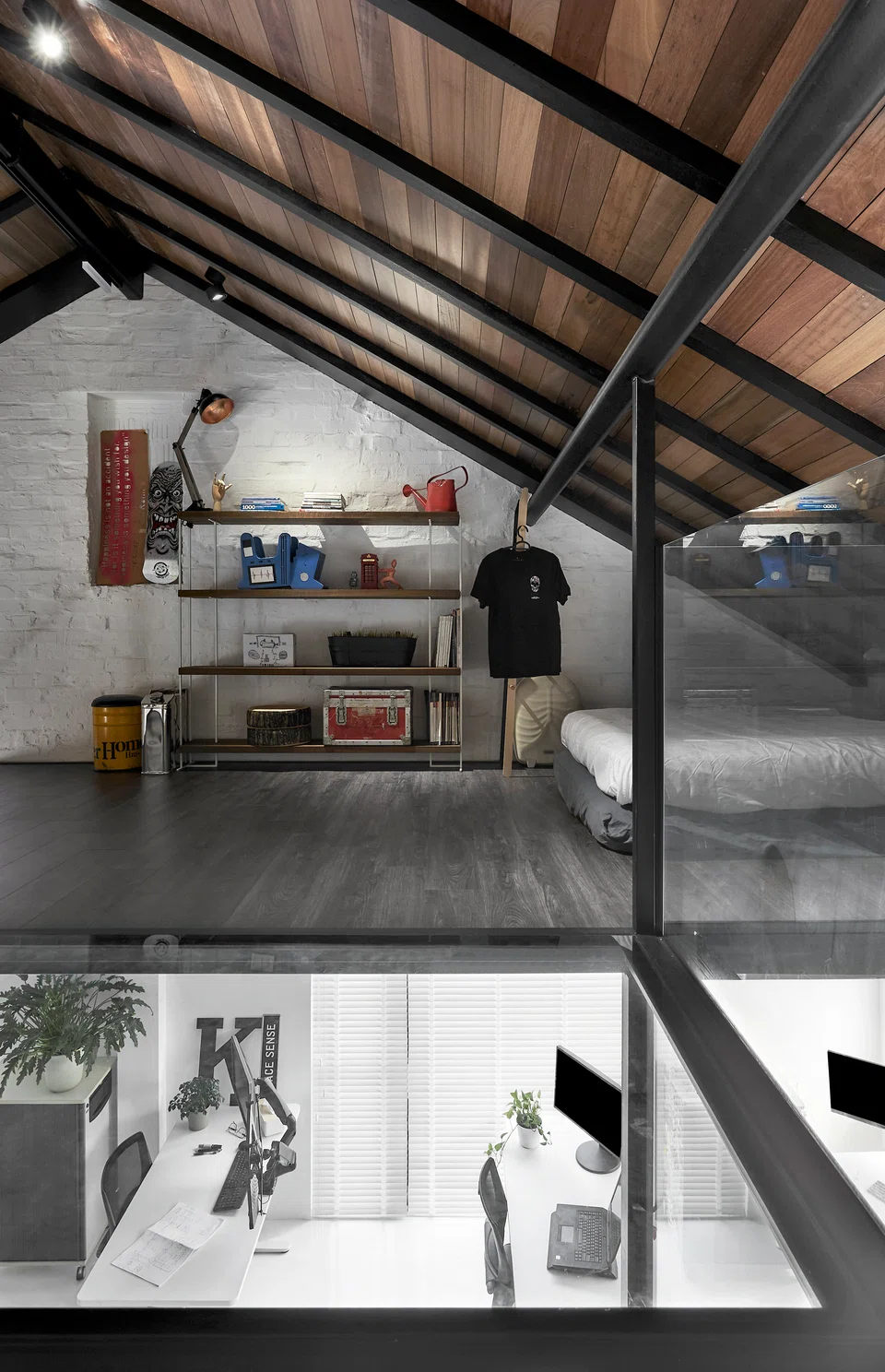 Teo’s home office is a small corner terrace house in Macpherson, where he shares the space with a few colleagues.