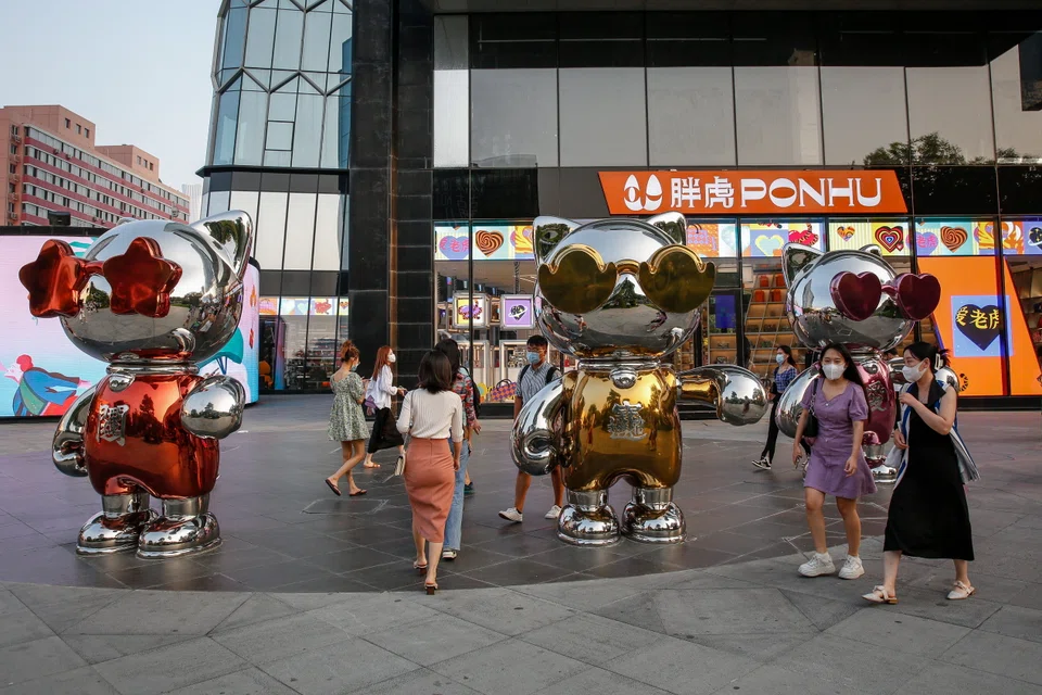 A shopping district in Beijing. One reason for rising global inequality is that growth in China and India has brought their per capita gross domestic product closer to the global average – and as incomes cross this threshold, their continued growth will become a source of increasing, rather than decreasing, inequality.