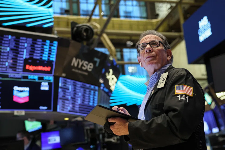 The Dow Jones Industrial Average rises 19.35 points, or 0.06 per cent, at the open to 34,964.82.
