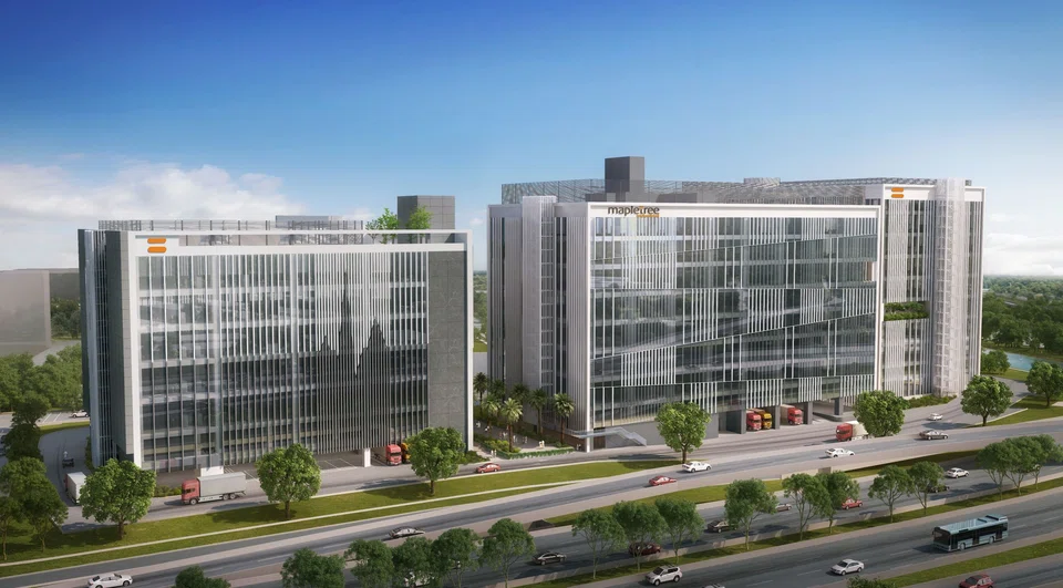 An artist’s impression of Mapletree Industrial Trust’s proposed high-tech industrial precinct at Kallang Way. To date, about 39 per cent of the redevelopment at 161, 163 and 165 Kallang Way’s net lettable area have been committed.