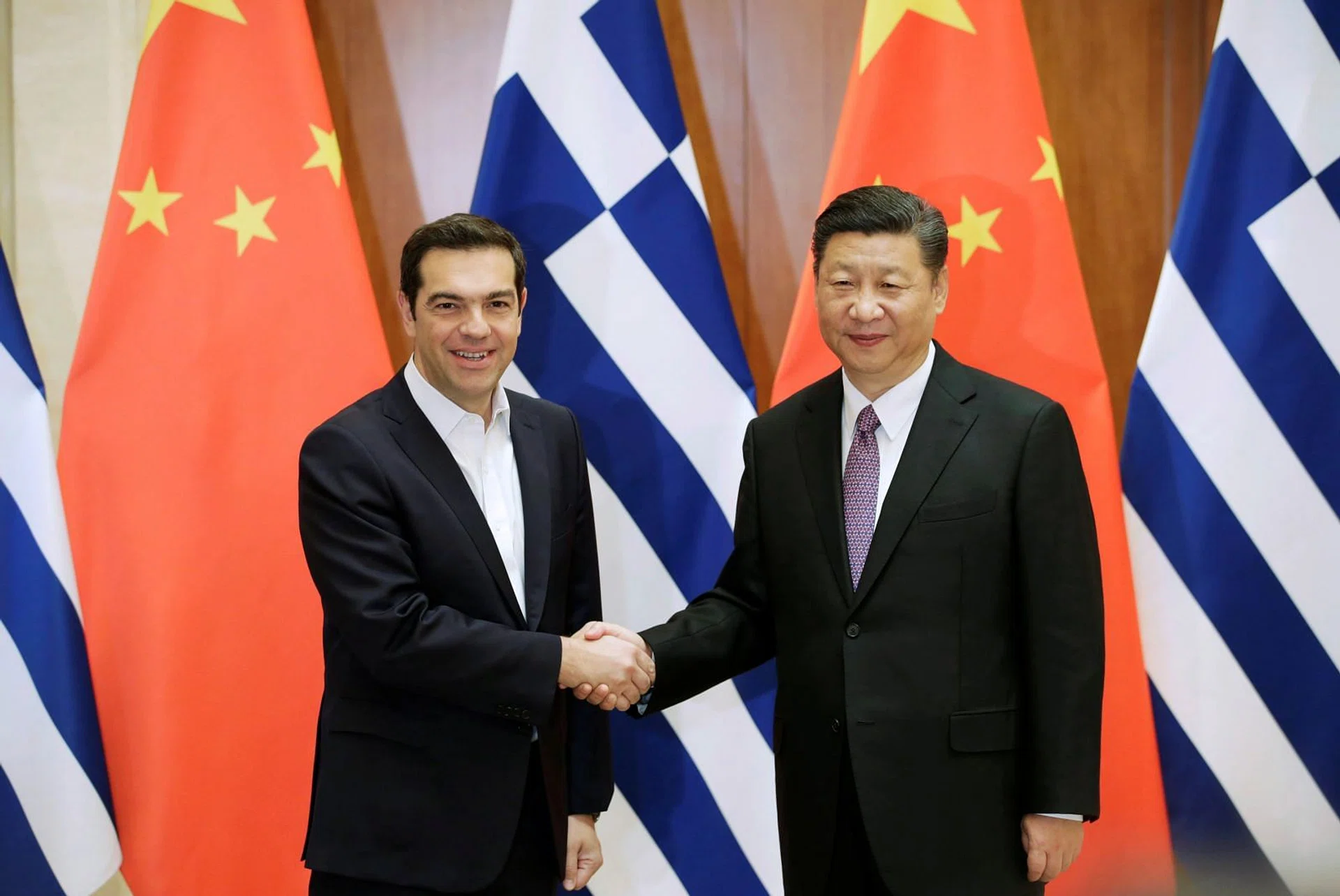 China's Xi offers indebted Greece strong support