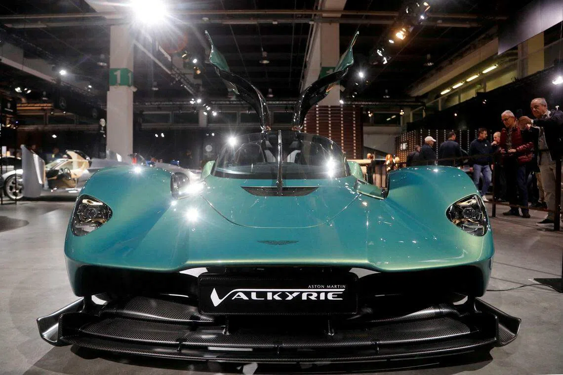 Aston Martin reports an adjusted pretax loss of £171.8 million (S$292.4 million) for the year ended Dec 31, compared with £451 million a year earlier.
