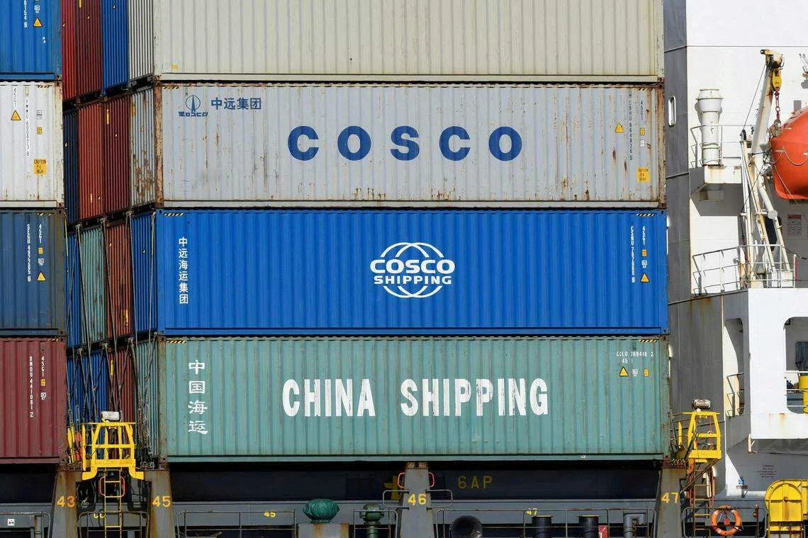 Cosco's FY2022 results were affected by a non-cash impairment of goodwill from its acquisition of Cogent Holdings.