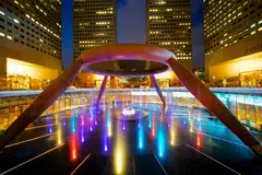 The Reit's manager notes that operational performance of the Singapore office, retail and convention portfolios, including Suntec City (above), continue to improve.