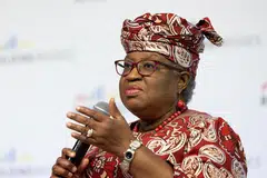 WTO Director-General Ngozi Okonjo-Iweala says the figure for 2024 world trade will now be lower in future forecasts.