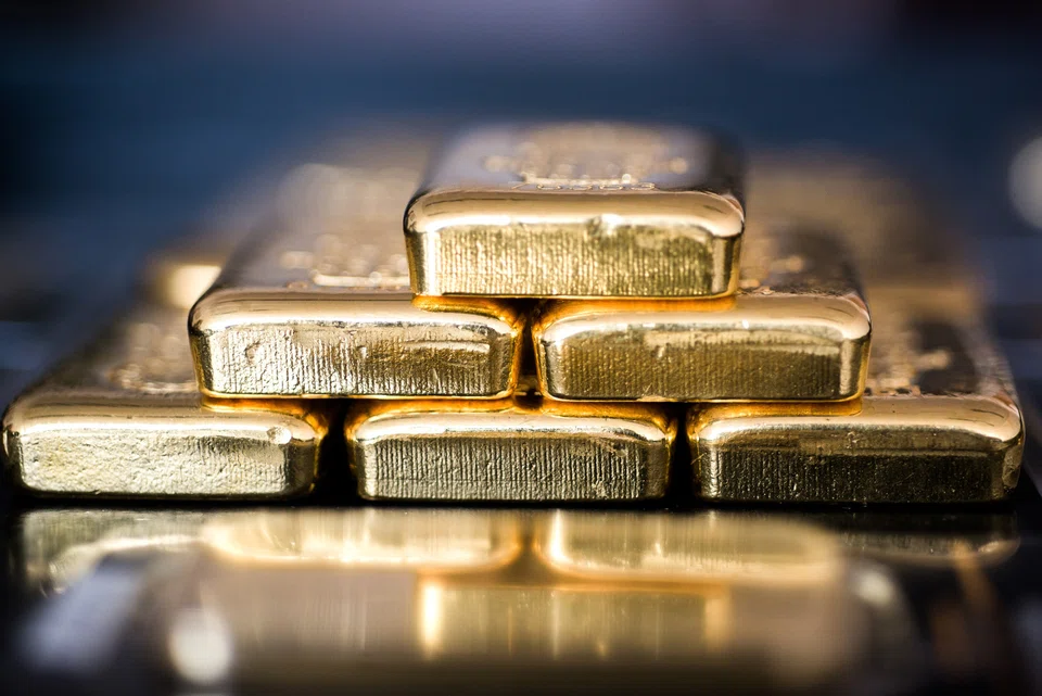 Spot gold was down 0.5 per cent at US$1,672.30 per ounce, as of 0025 GMT. 
