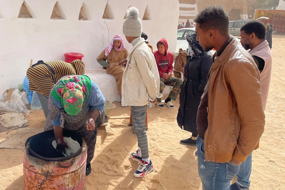 Libyan women bake flatbread near the Libyan town of Ghadames, an oasis city that was relatively unscathed by the past decade’s chaos and is seeking to attract visitors.