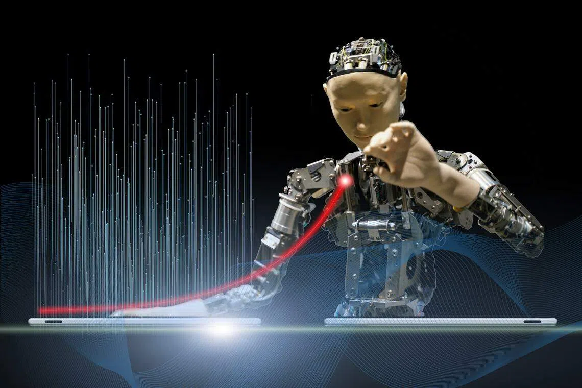 Large Language Models seem to be spurring productivity growth for white-collar jobs, by improving the speed and quality of text-based businesses, such as customer service centres and consultancy.