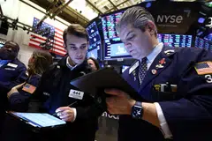 The Dow Jones Industrial Average fell 68.87 points, or 0.20 per cent, at the open to 33,909.21.