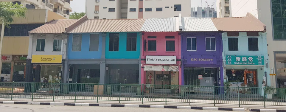 Photo of the 6 Balestier Road shophouses taken in late 2021