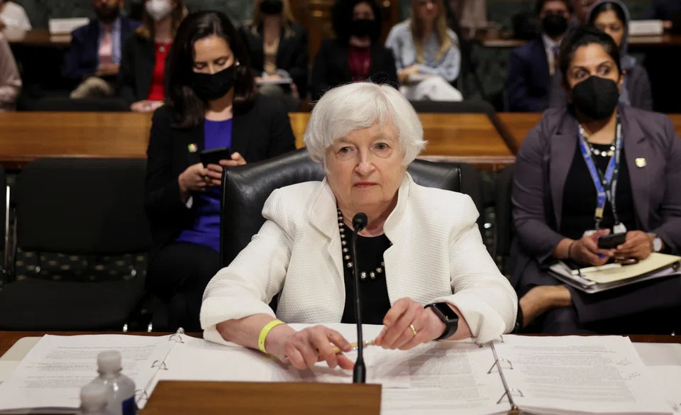  THE United States faces "unacceptable levels of inflation" and an appropriate budgetary stance is needed to help dampen inflationary pressures without undermining the economy, US Treasury Secretary Janet Yellen told senators on Tuesday (Jun 7).
