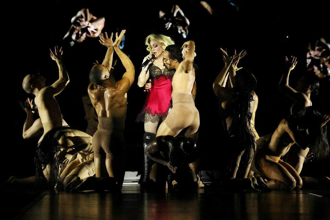 Madonna is on the road for the first time since 2020 with her global Celebration Tour, a stage spectacle touching on more than 40 of her hits across four decades. 
