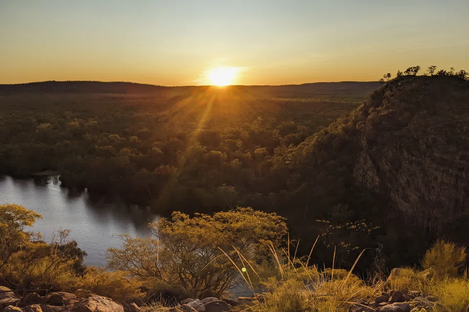 I took a break from running this week and spent some time in the Australian Outback. Here’s a picture of sunset over the beautiful Katherine Gorge.