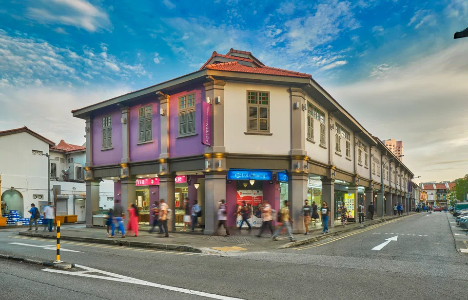 The 68-key Aqueen Heritage Hotel Little India is located at 22 Belilios Lane.
