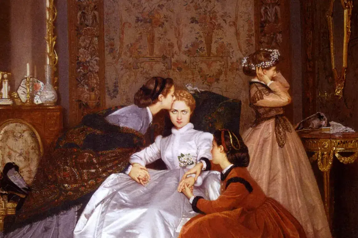 The painting has become a surprise hit on TikTok, where contemporary viewers, many of them women, are using it to express their own moments of outrage or vindication.