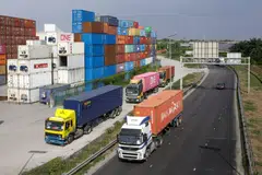 Malaysia’s exports fell 13.7 per cent in September, slower than expected, government data showed on Thursday.