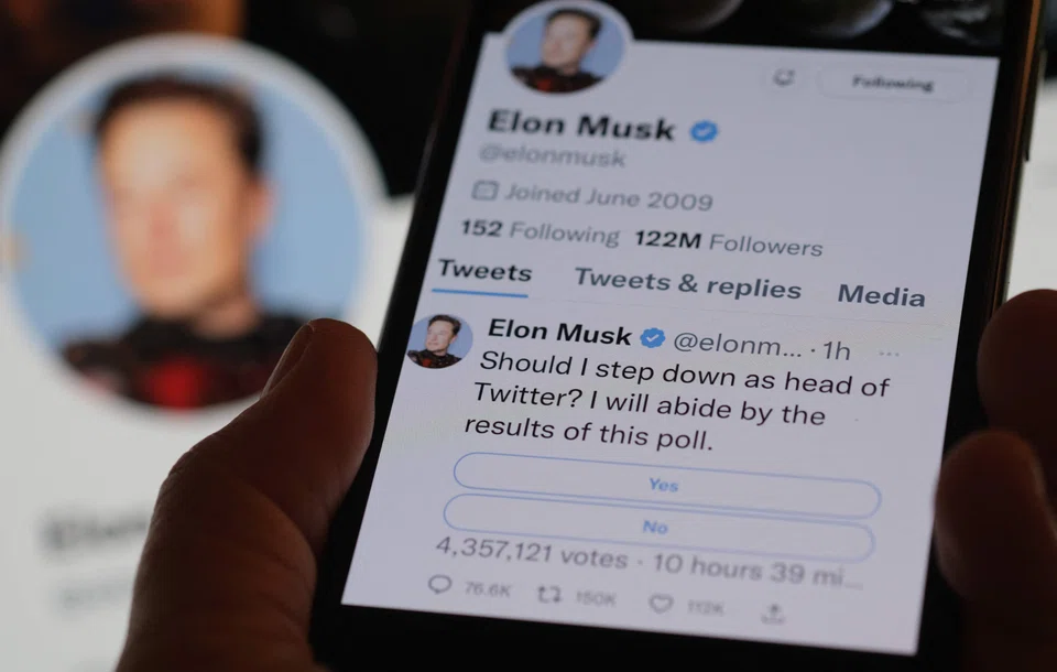 About 58 per cent of the 17.5 million votes cast were in favour of Elon Musk stepping back from the leadership role. 