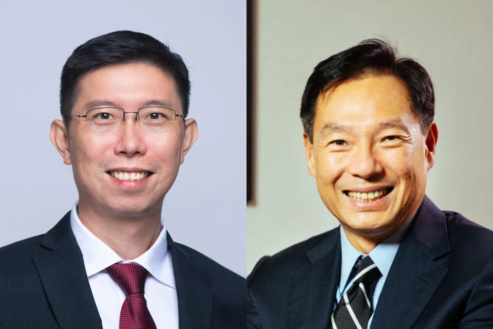 Goh Si Hou (left) succeeds Ng Joo Hee as the national water agency's chief executive with effect from Jul 22. 