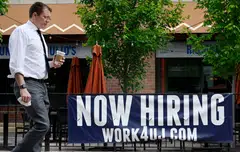 The claims data follow last week’s jobs report, which showed that US employers hired at a robust clip in May while wage gains held firm, suggesting that the US economy continues to power forward.